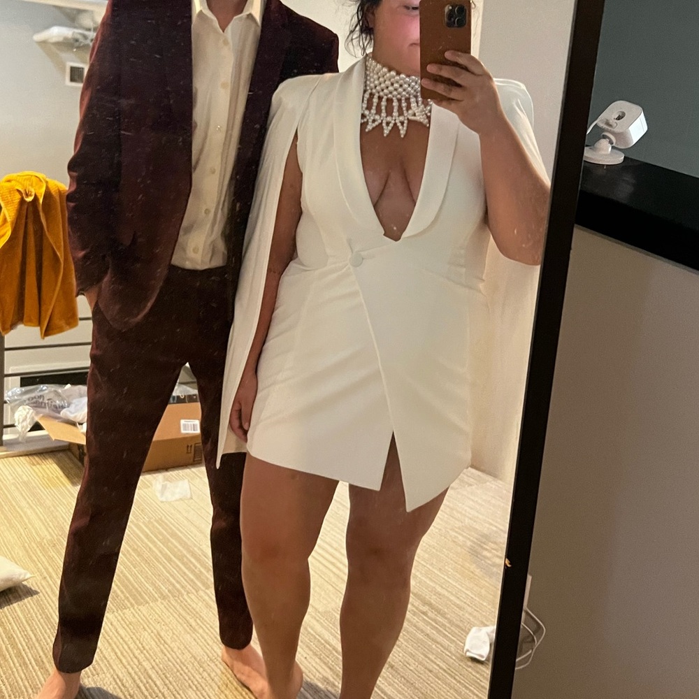 KATIE MAY BOSS LADY CAPE DRESS